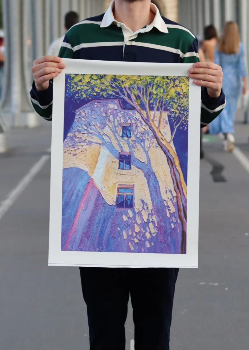 Blue Shadows / #31 canvas