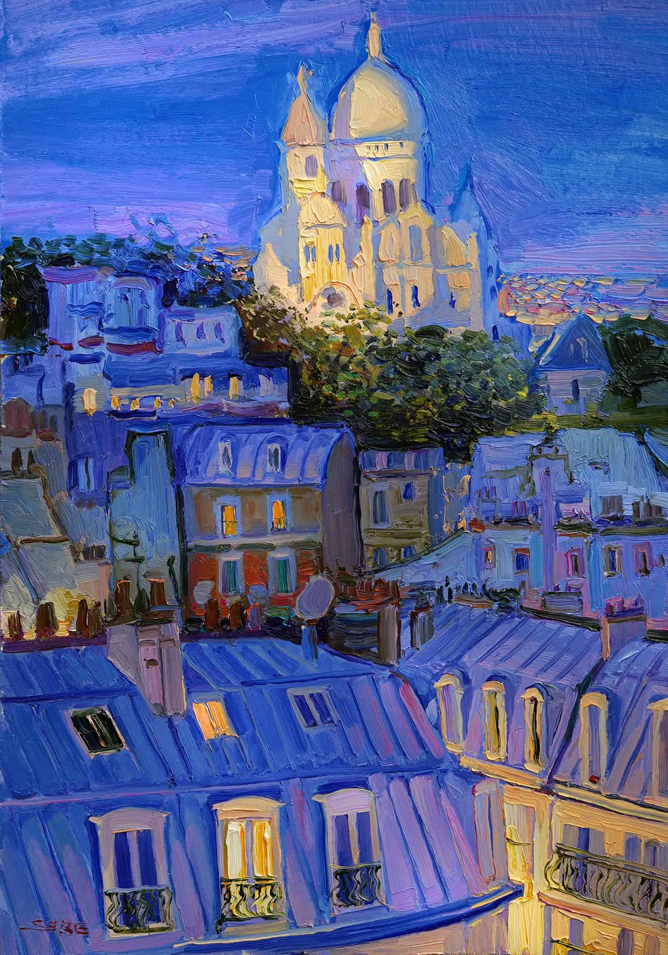 Montmarte 2 Print Sergiu Ciochina Montmarte 2 print sergiu ciochina