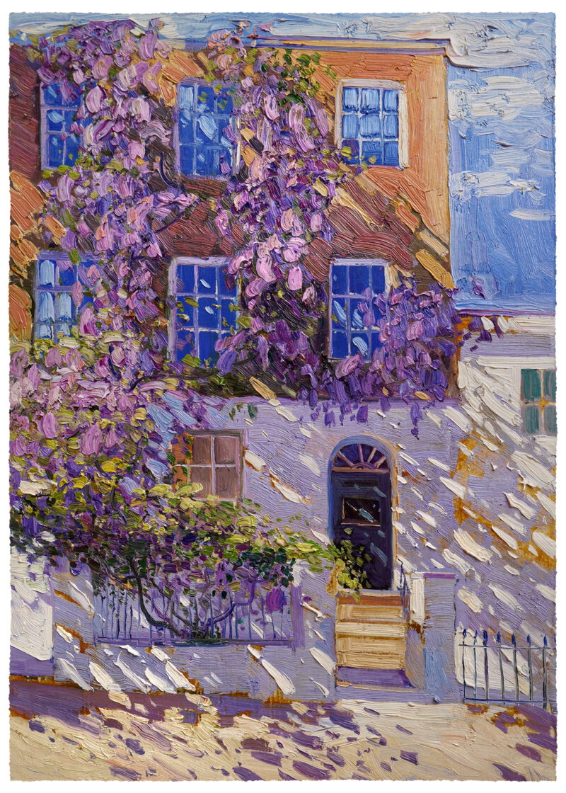 London’s Wisteria in full boom  / Print