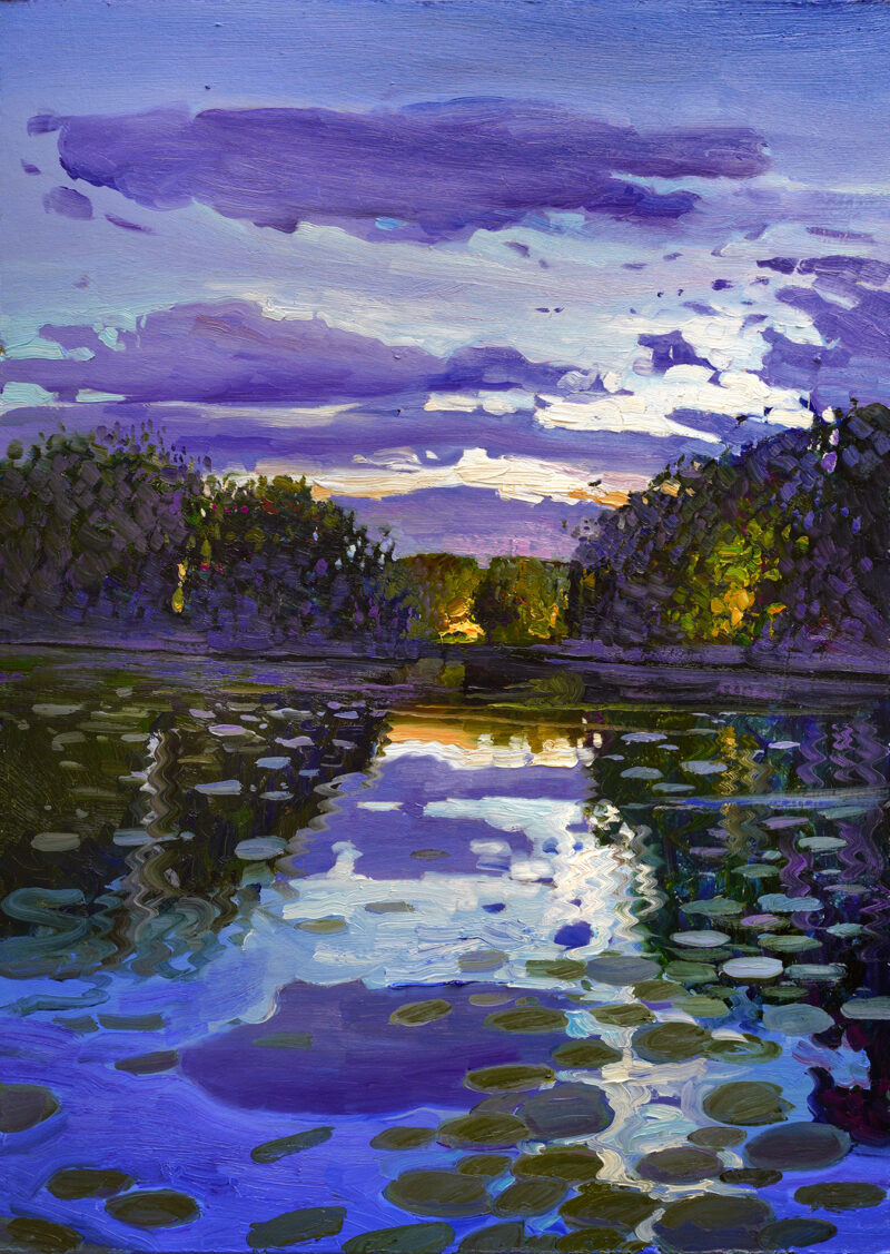 Reflections before nightfall