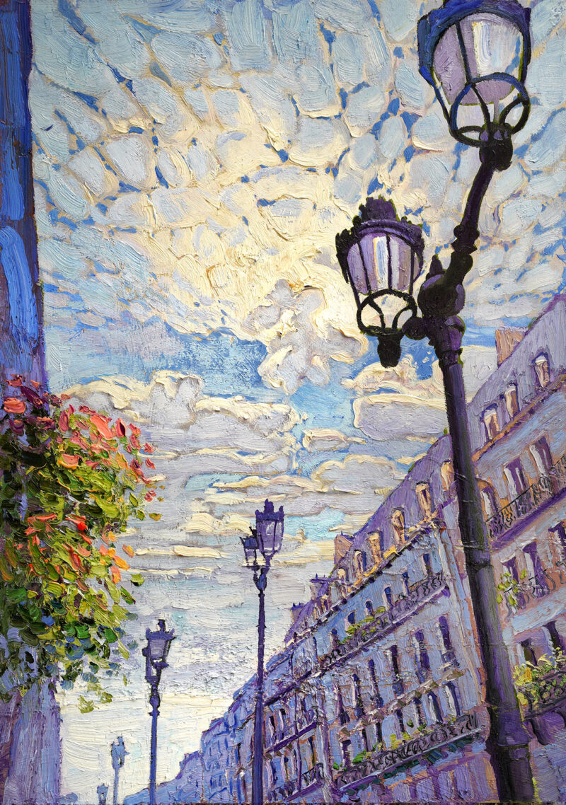 Clouds over the boulevard