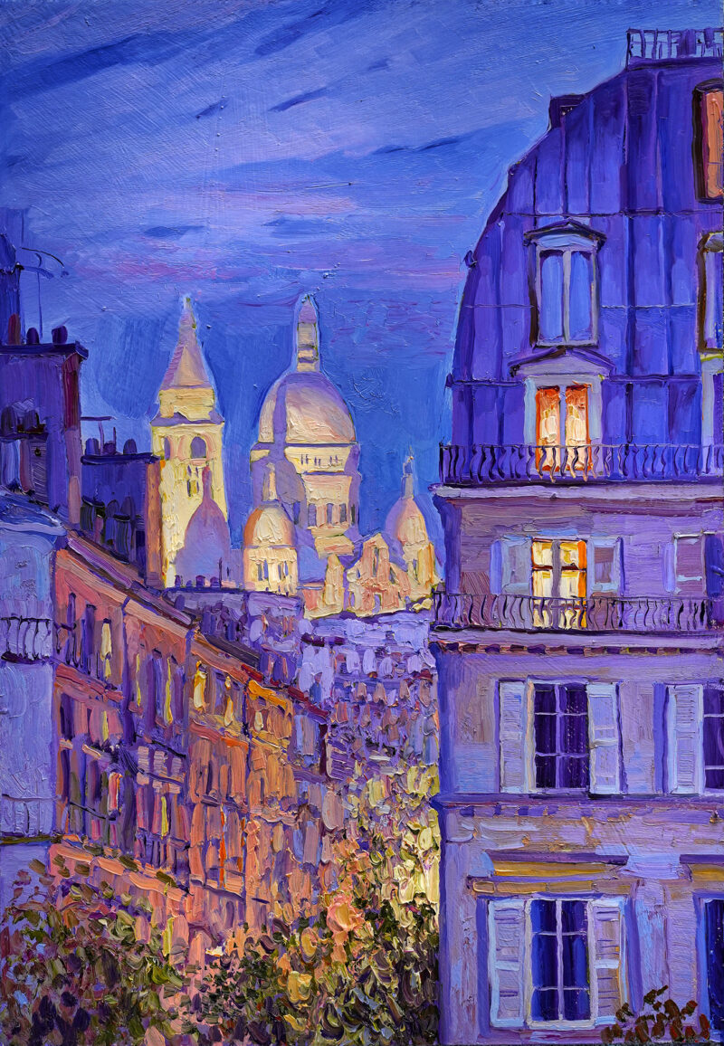 Evening over Sacré-Cœur / Print