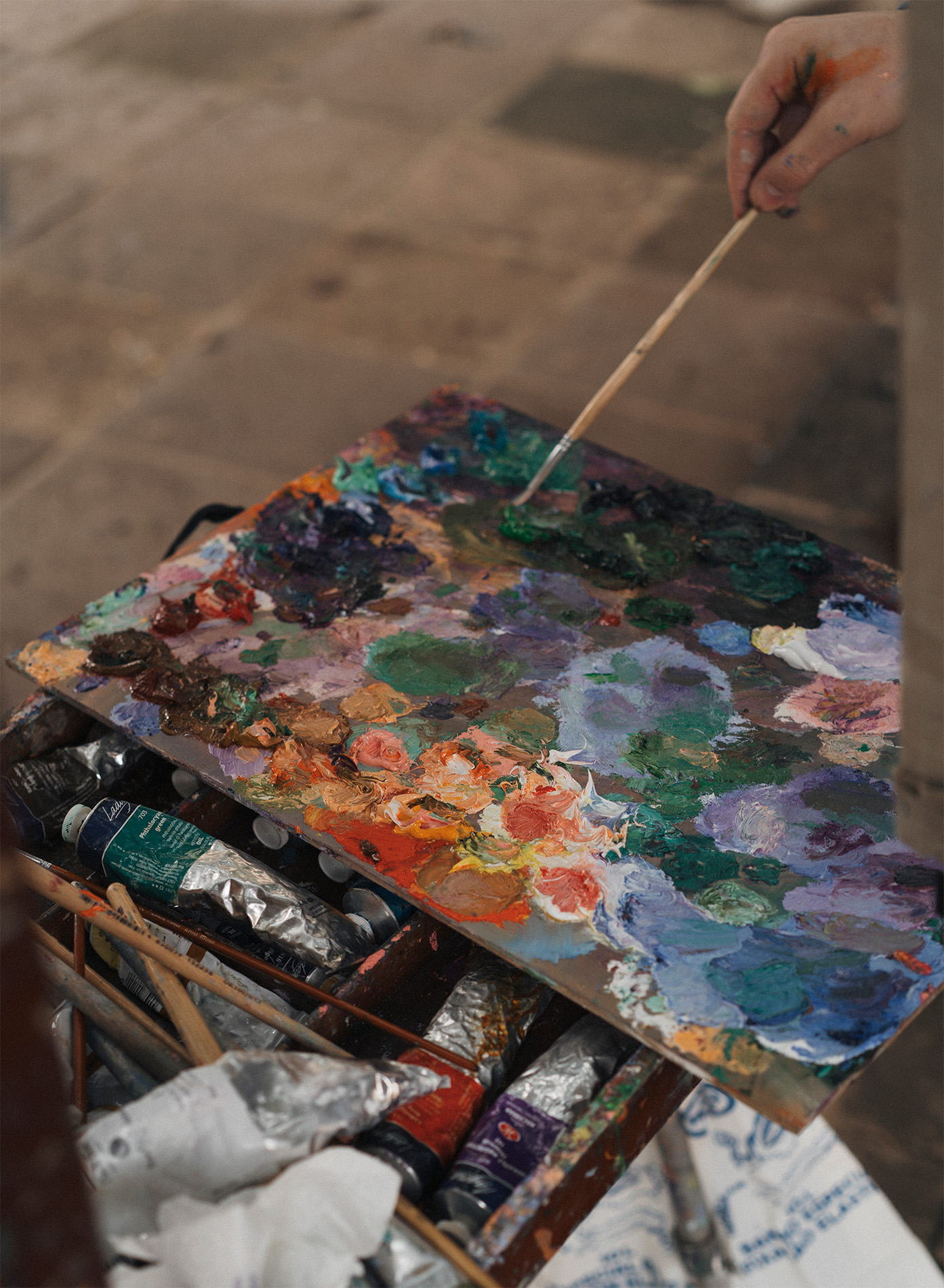 Garden courtyard palet