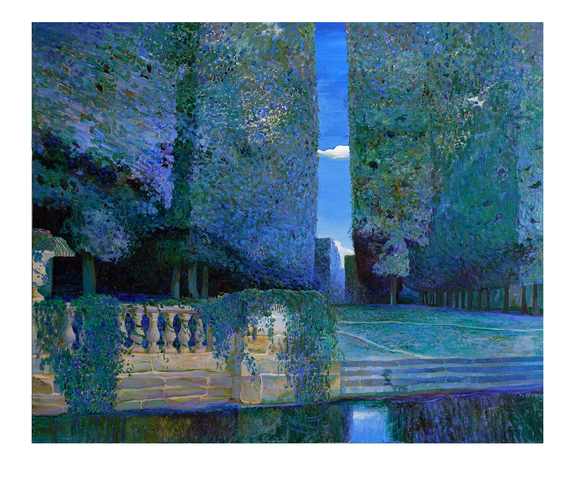 The Blue Allée - print