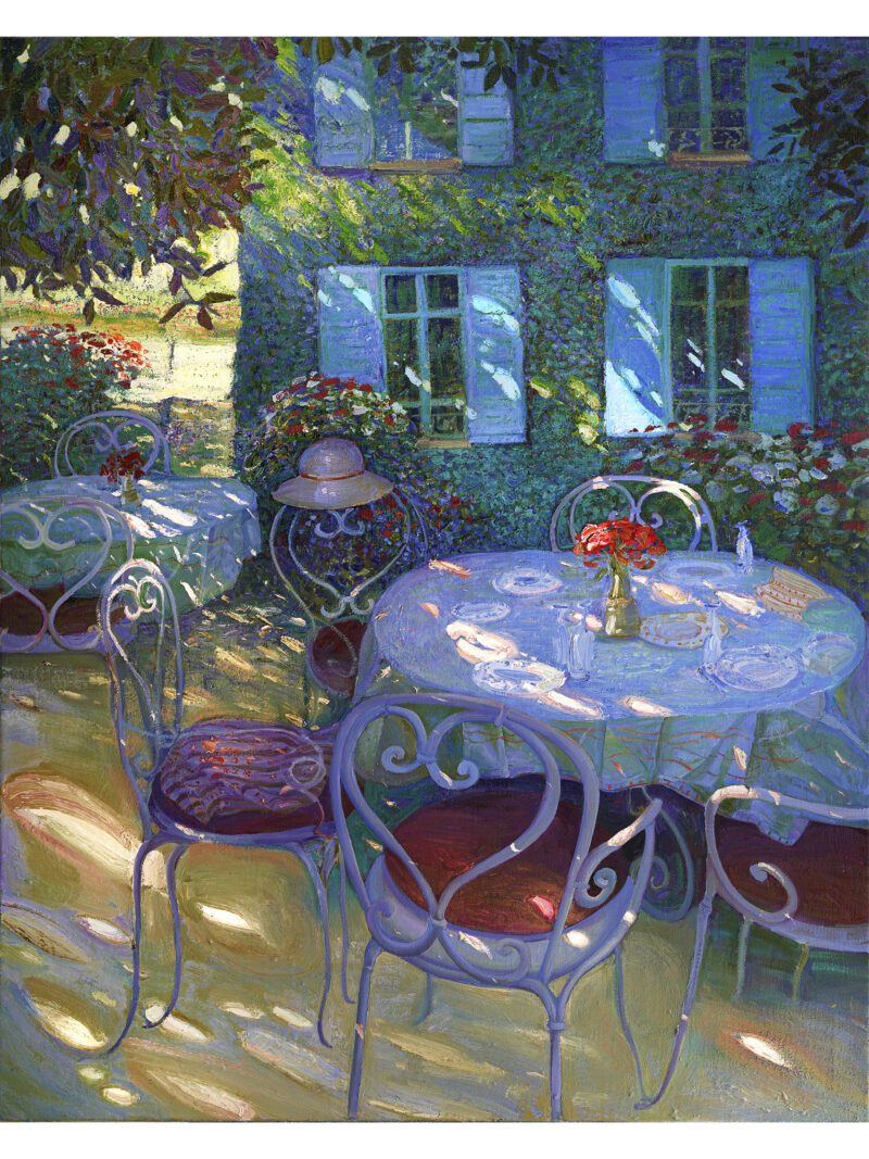A Hat, Two Tables, a Summer