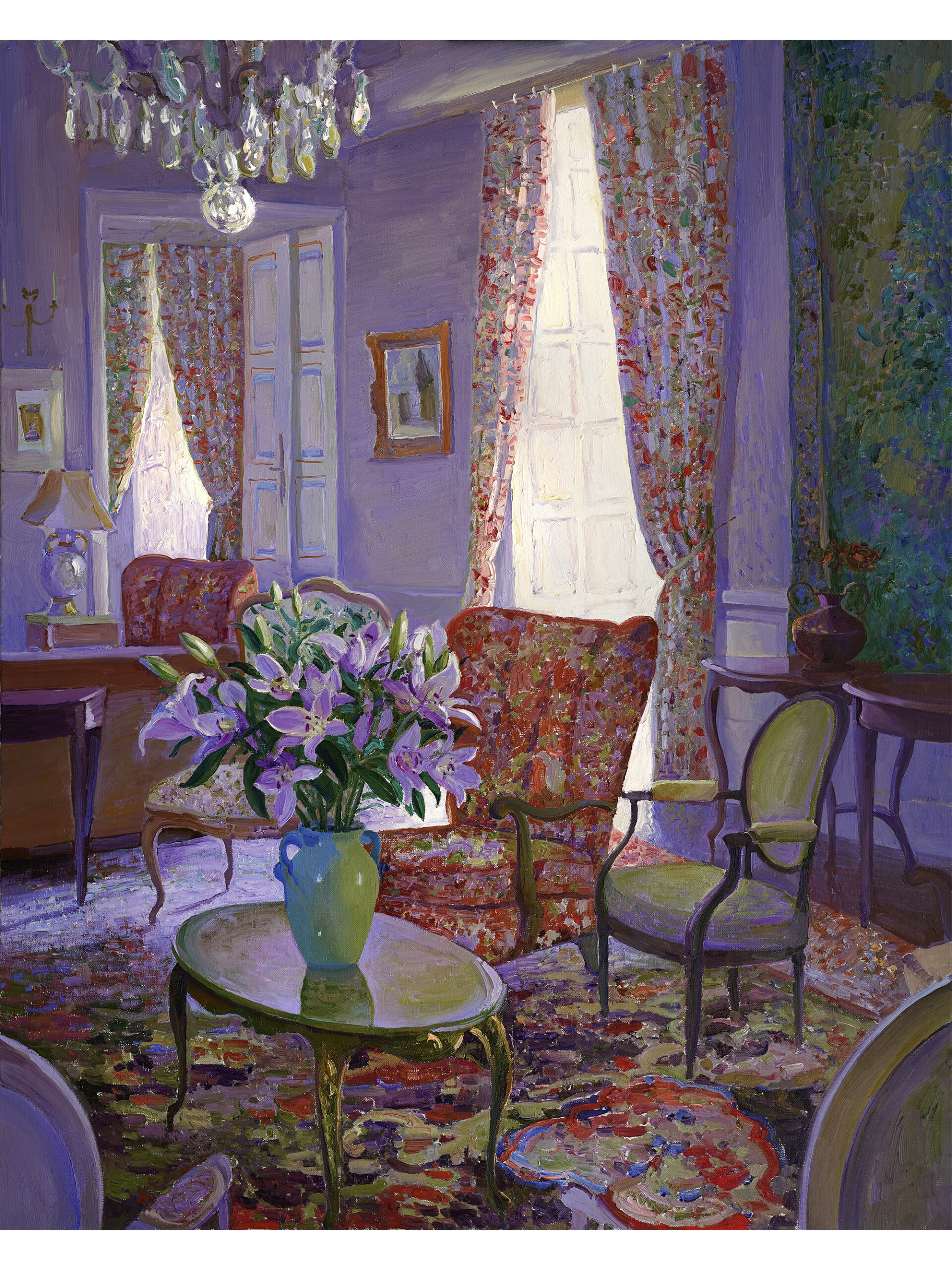 Lilies in the Grand Salon